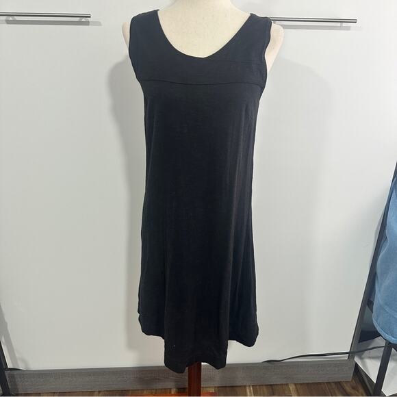 Horny Toad Size M Black Outdoors stretch Comfy Dress Summer Organic Sportswear - Picture 1 of 11